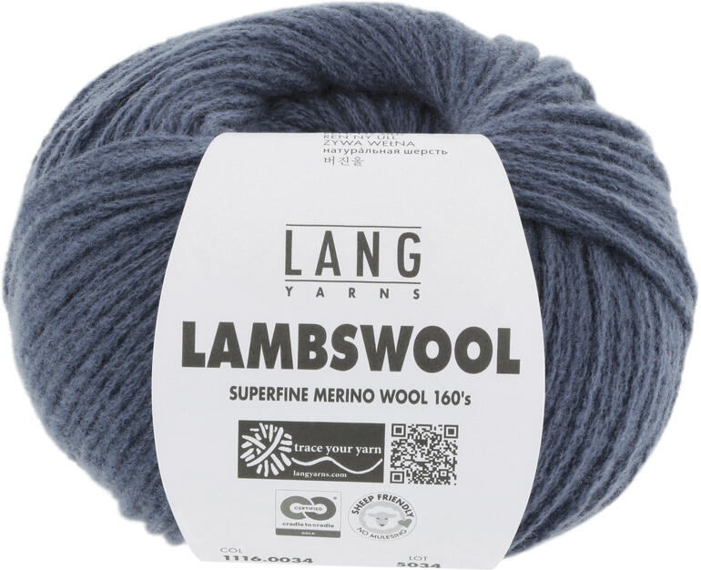Lambswool von LANG Yarns in Jeansblau