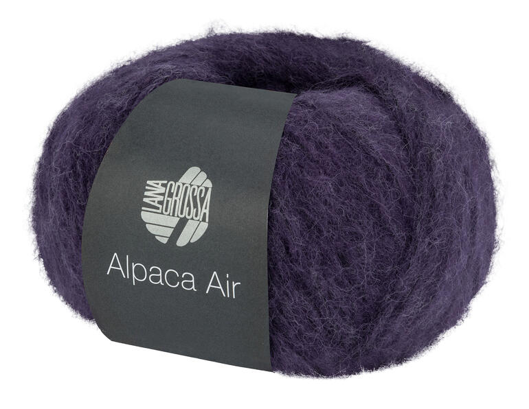 Alpaca Air von Lana Grossa in Dunkellila