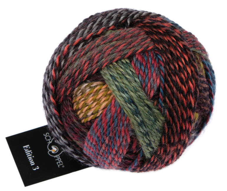 Häkelgarn HOH Zauberball Edition 3 in bunten Farbtönen, stilvoll präsentiert.