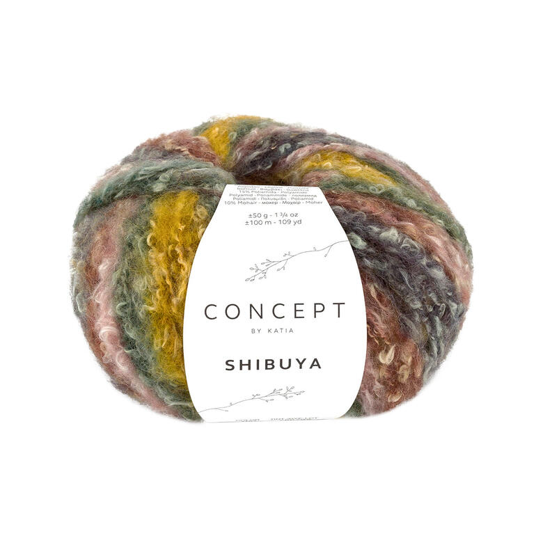 Garn in mehrfarbiger Wolle, Katia Shibuya