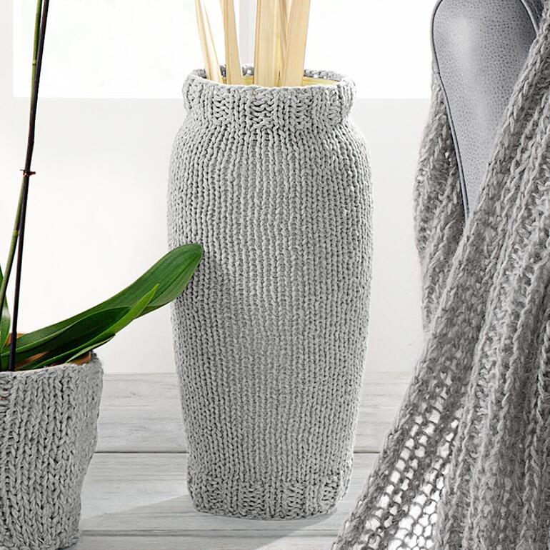 Anleitung 170/1: Vasenhülle aus Bandana, stilvoll und modern.