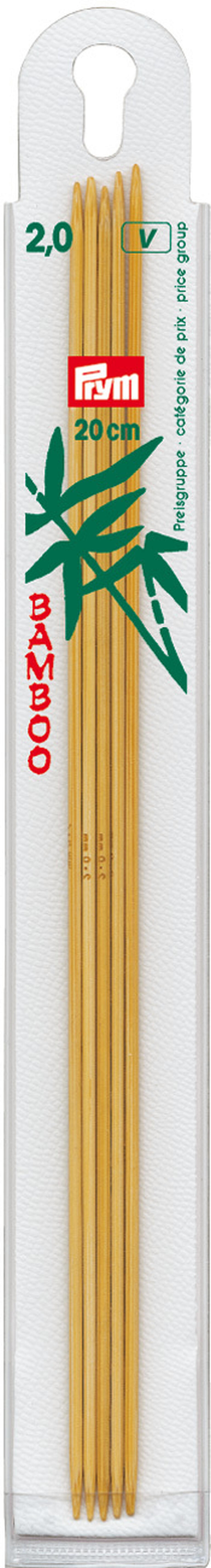 Prym Nadelspiele aus Bambus, Lnge 20 cm