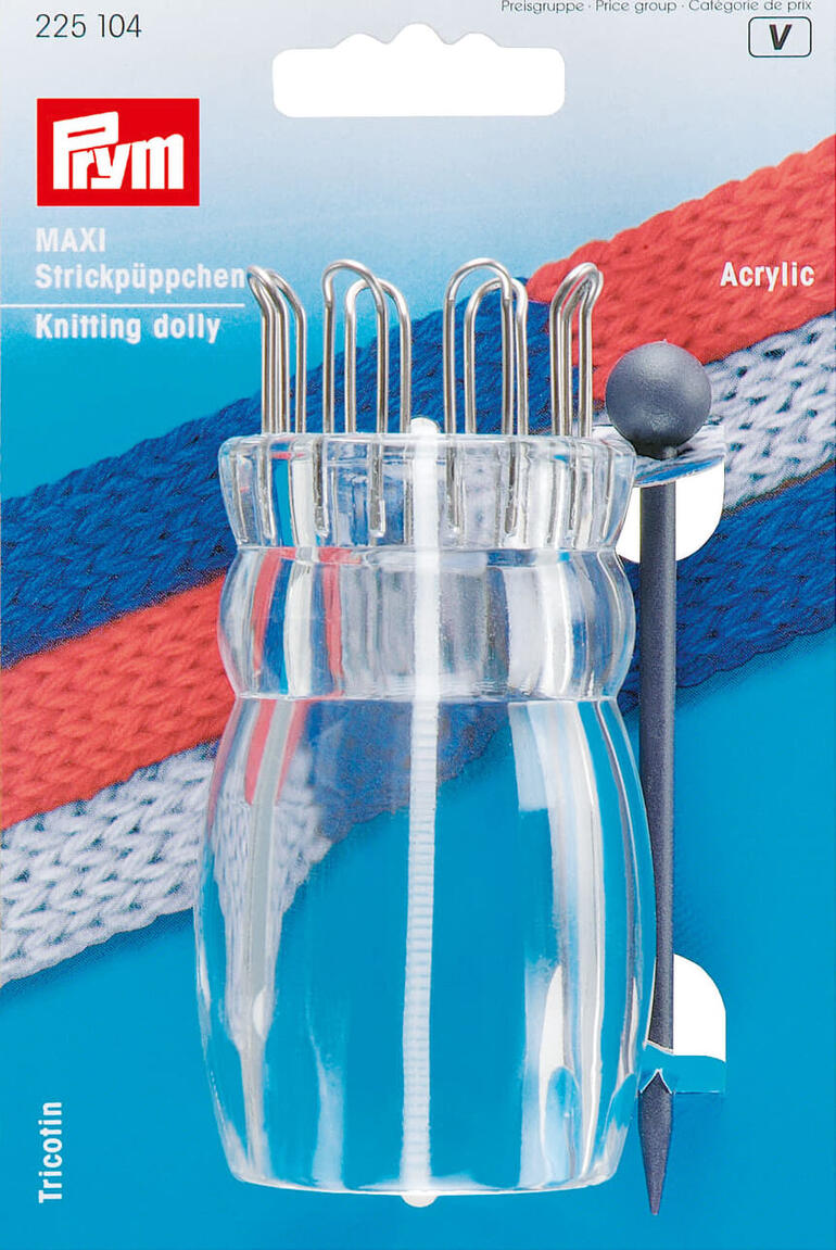 Prym Maxi Strickpüppchen, zum Knüpfen von kreativen Bändern.