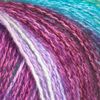 Türkis/Grün/Rot-/Blauviolett/Rosé/Weiß
